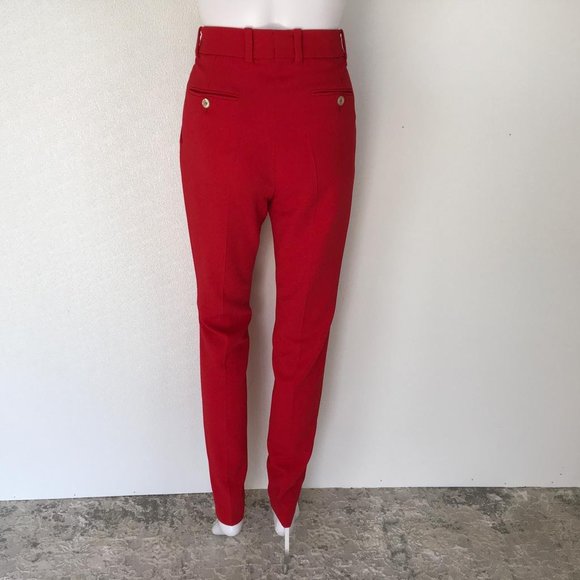 GUCCI WOMEN PANTS RED COLOR SIZE 40 G27 - Picture 7 of 10
